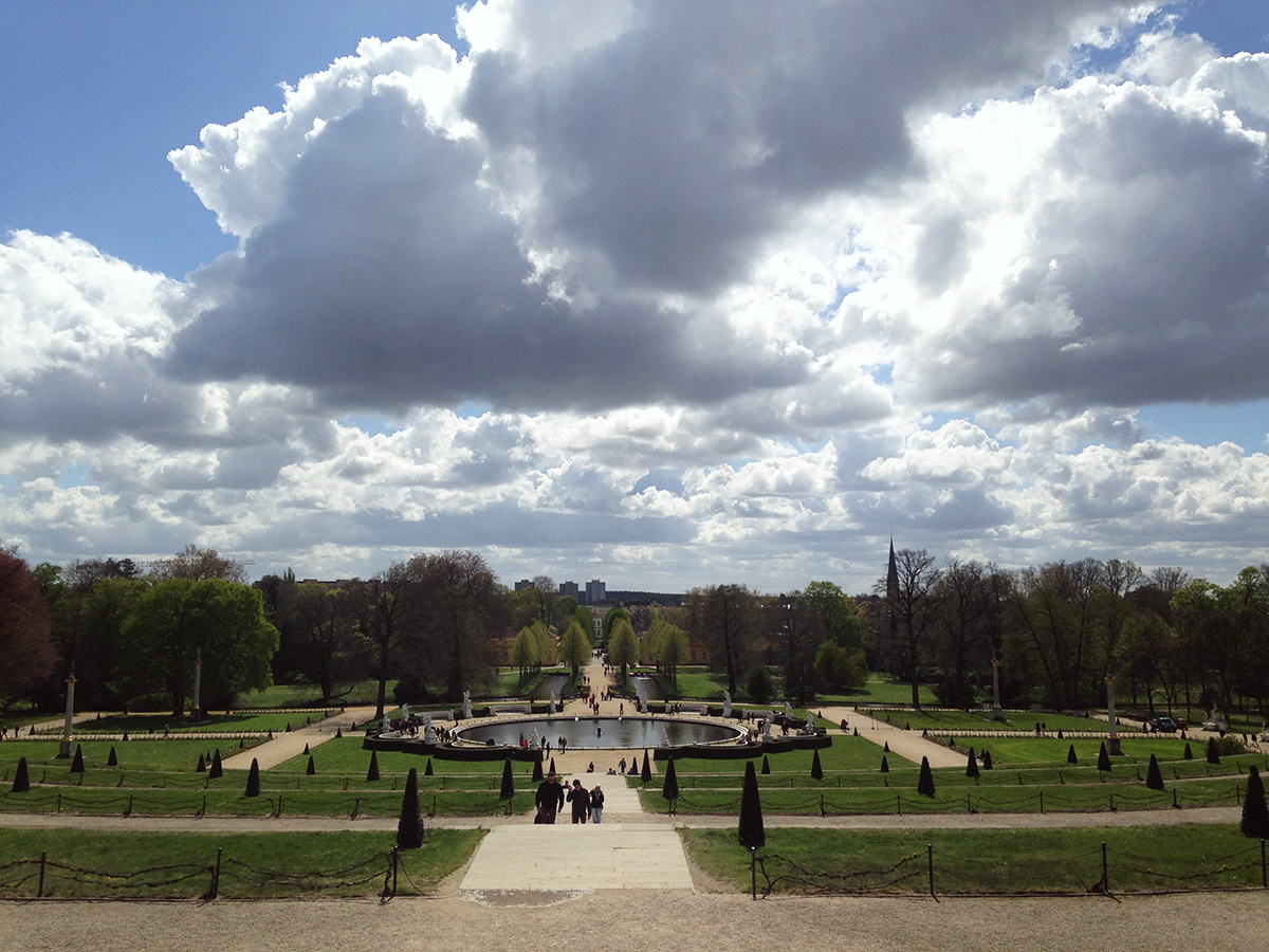 The view from the Sanssouci Palace